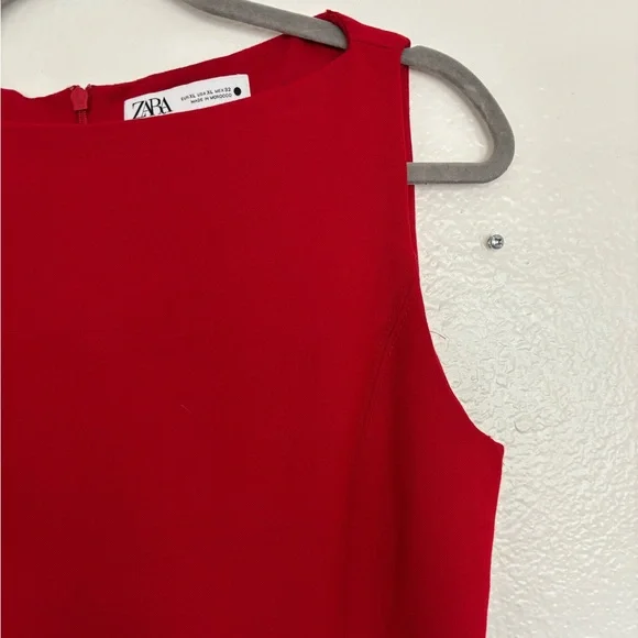 Zara Red Midi Dress - Picture 6 of 11